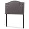 Baxton Studio Aubrey Modern Dark Grey Upholstered Twin Size Headboard 125-6982 - alternate 3